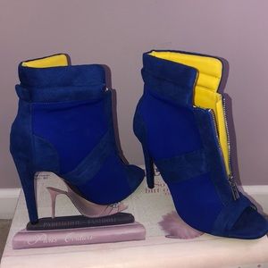 Royal Blue angle boots